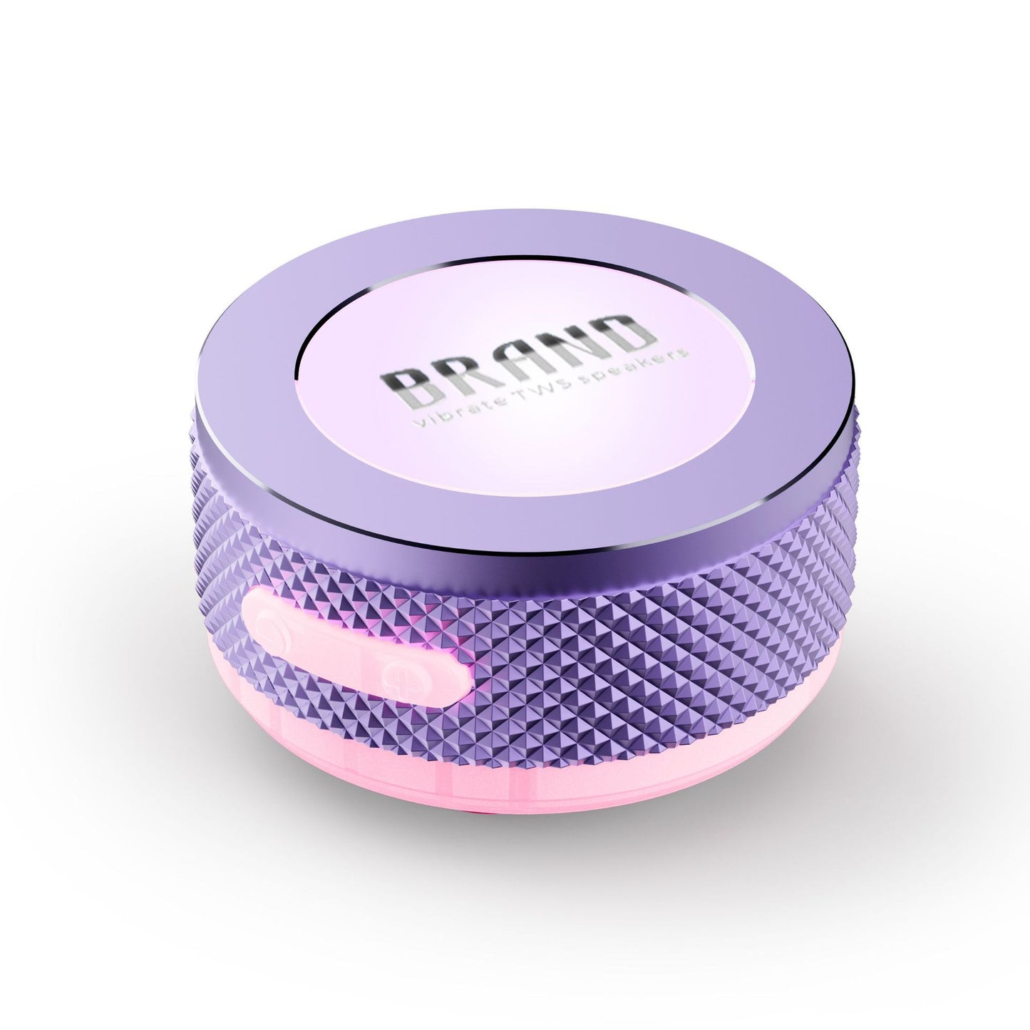 Small Wireless Bone Conduction Speakers Bluetooth Vibration Speaker With Color LED Light