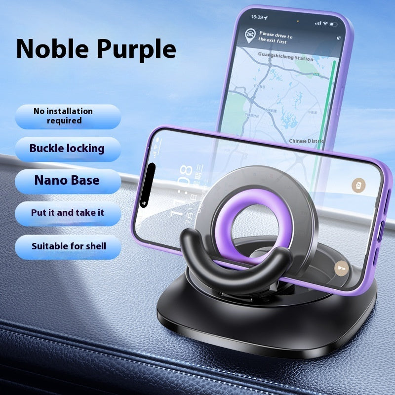 Magnetic Phone Holder With Vacuum Suction Foldable Adjustable