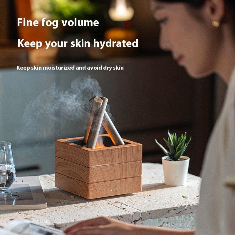 New Flame Effect Aromatherapy , 7-Color LED Light