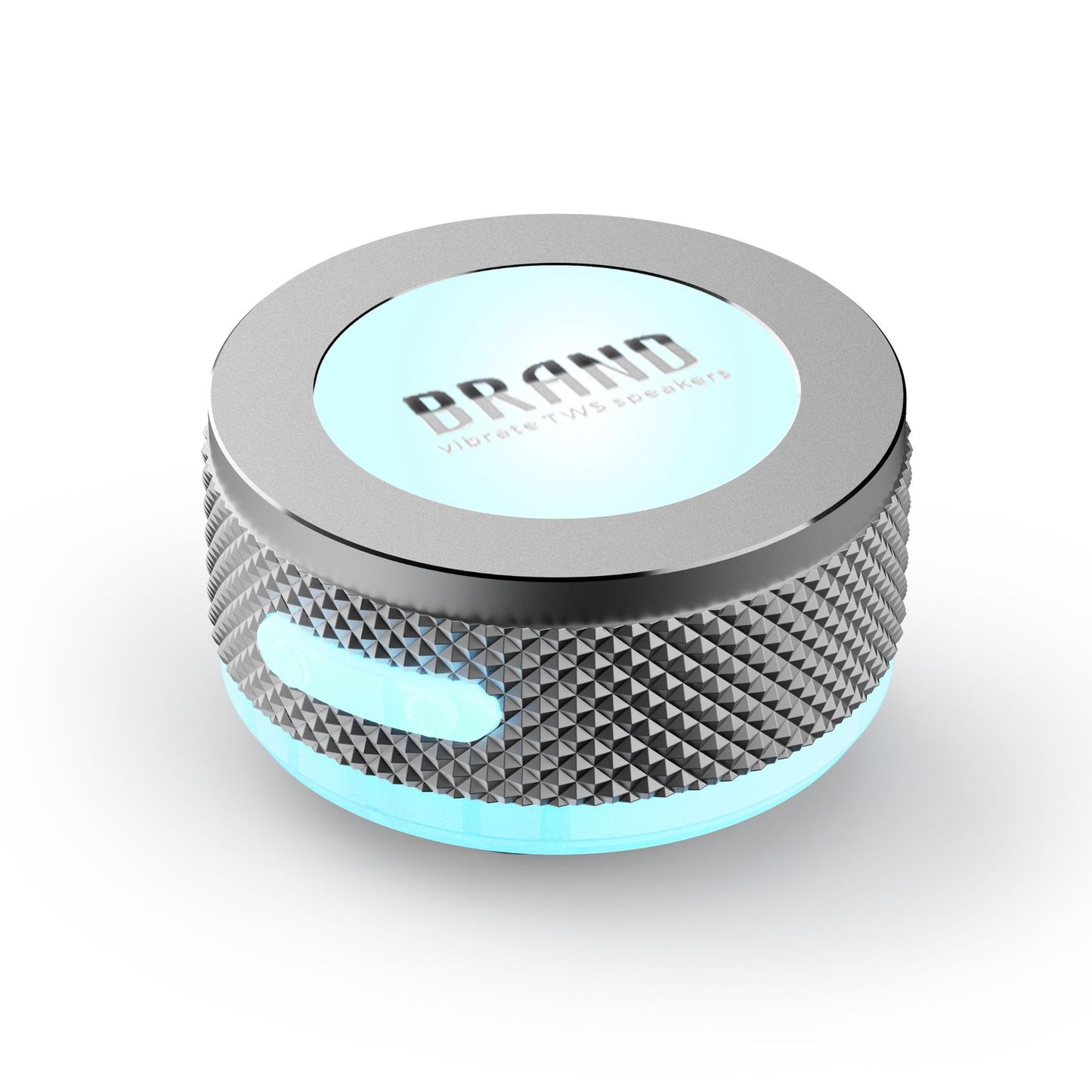 Small Wireless Bone Conduction Speakers Bluetooth Vibration Speaker With Color LED Light