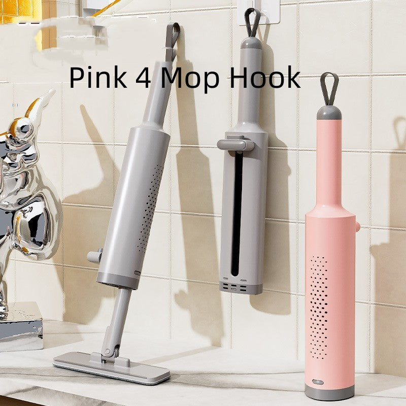 Rotatable Self-Squeeze Mini Mop With Crevice Brush Hand Wash