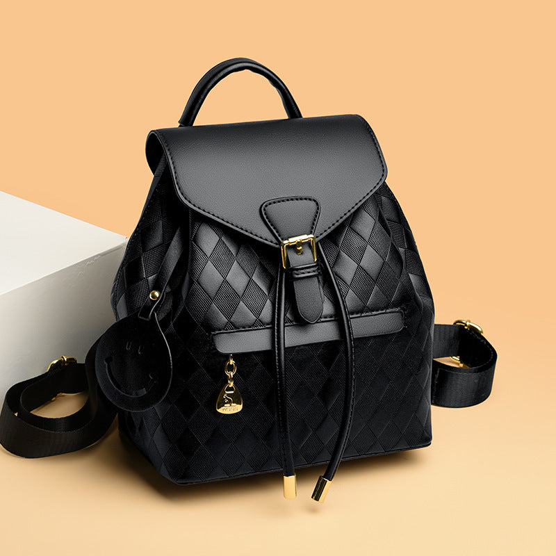 New Women Leather Casual Backpack