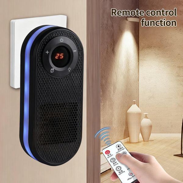 Small Heater 180 Degree Rotatable Electric Heater With Remote LED Display