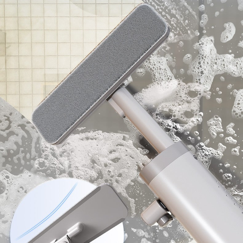 Rotatable Self-Squeeze Mini Mop With Crevice Brush Hand Wash