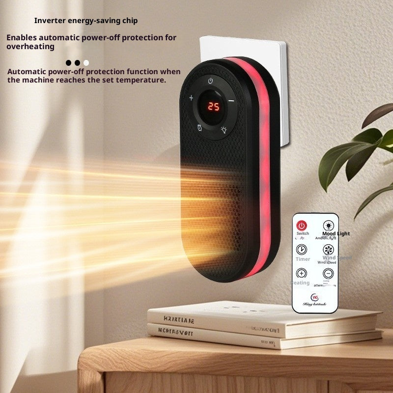 Small Heater 180 Degree Rotatable Electric Heater With Remote LED Display