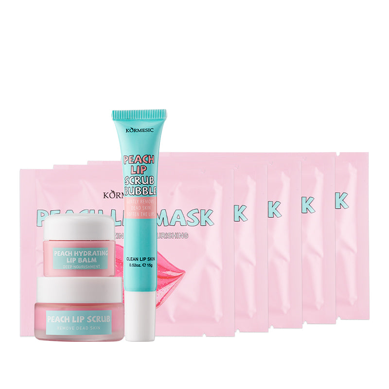Peach Lip Care Set
