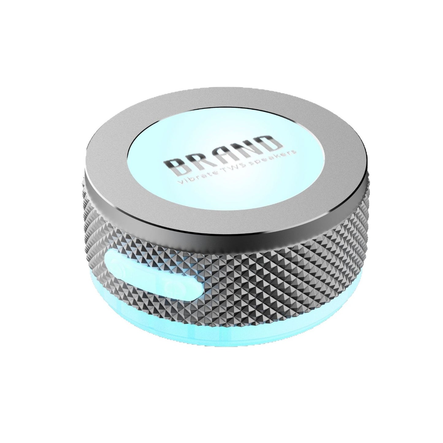 Small Wireless Bone Conduction Speakers Bluetooth Vibration Speaker With Color LED Light