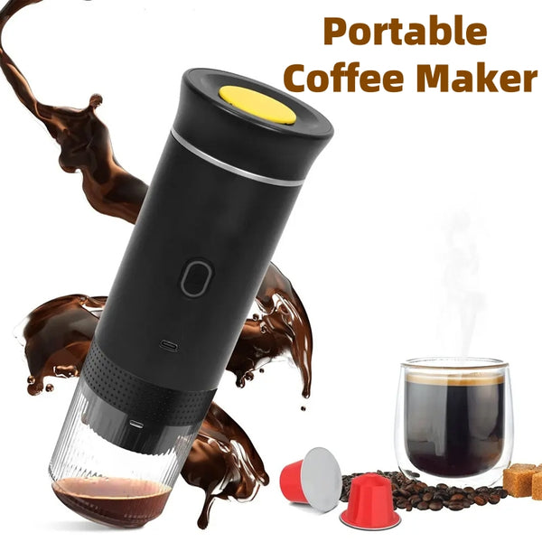 Electric Grinder Coffee , Portable Coffee Espresso Maker Machine