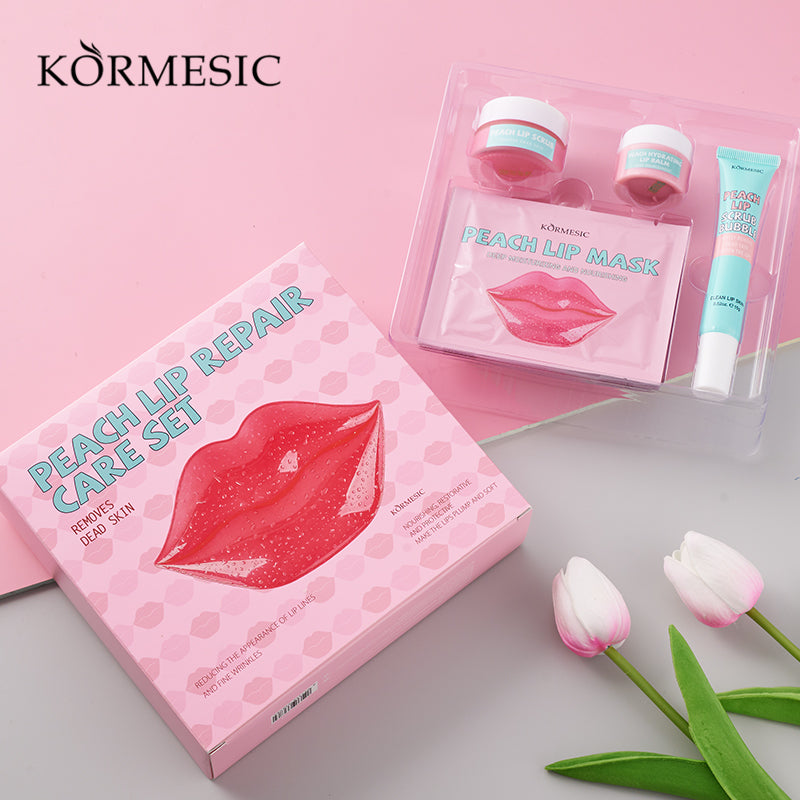 Peach Lip Care Set