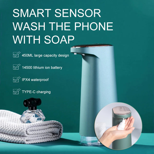 Automatic Foam Soap Dispensers Bathroom Smart Washing Hand Sanitizer