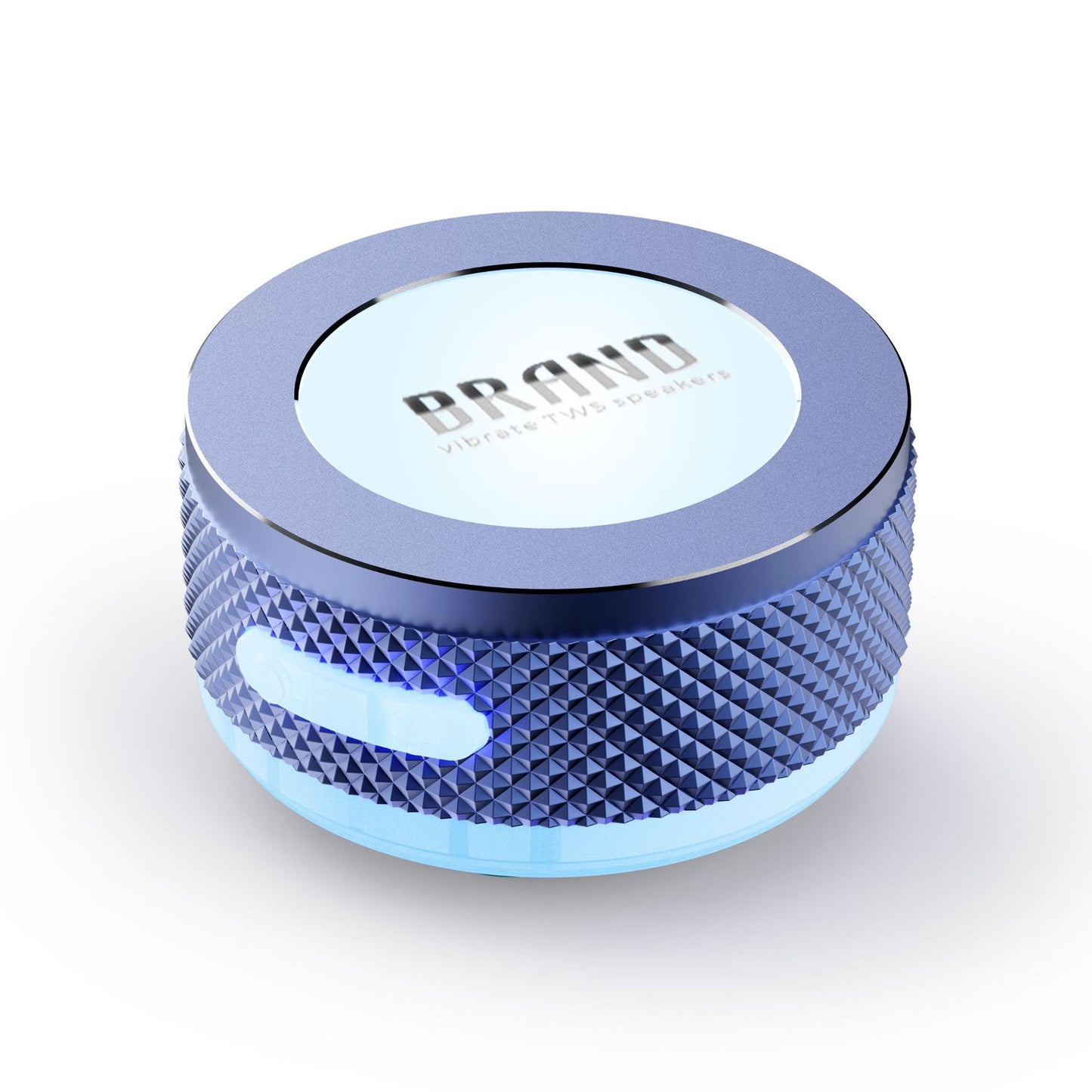 Small Wireless Bone Conduction Speakers Bluetooth Vibration Speaker With Color LED Light