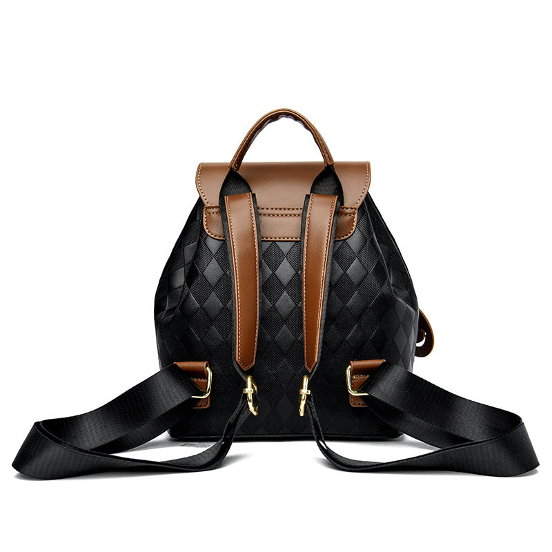 New Women Leather Casual Backpack