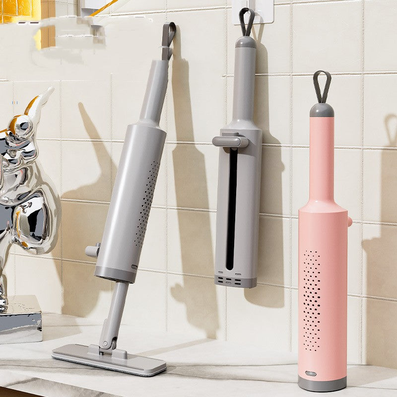 Rotatable Self-Squeeze Mini Mop With Crevice Brush Hand Wash