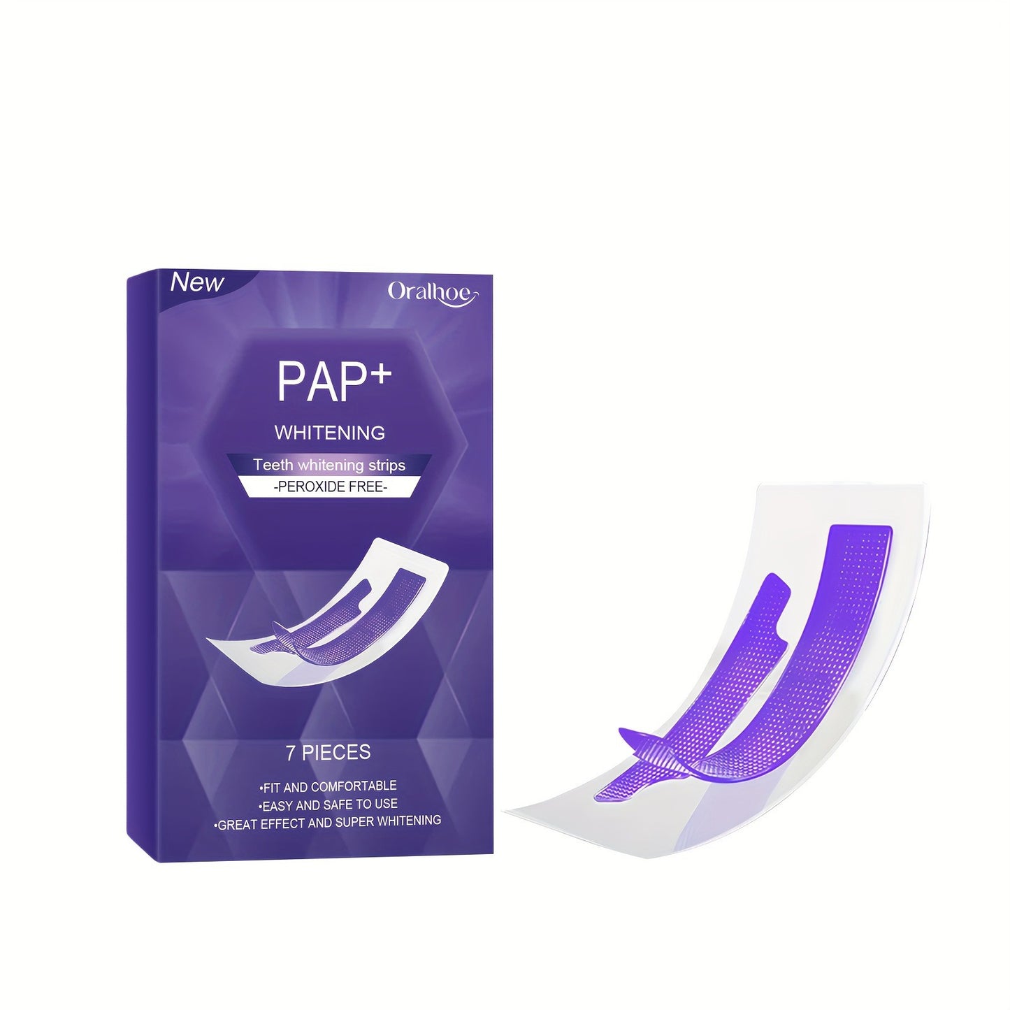 Purple Whitening Teeth Strips