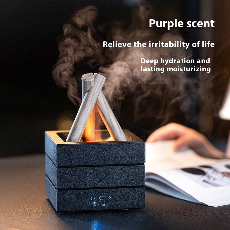 New Flame Effect Aromatherapy , 7-Color LED Light
