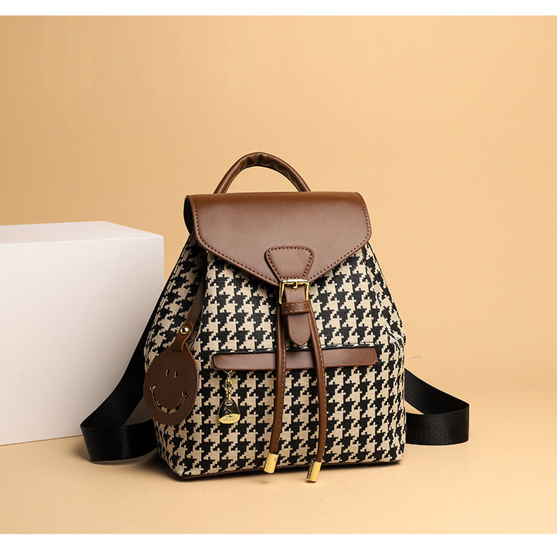New Women Leather Casual Backpack