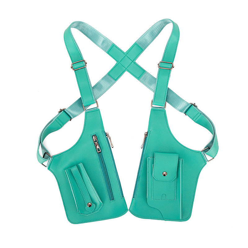 Men's Retro Underarm Backpack Belt Bag