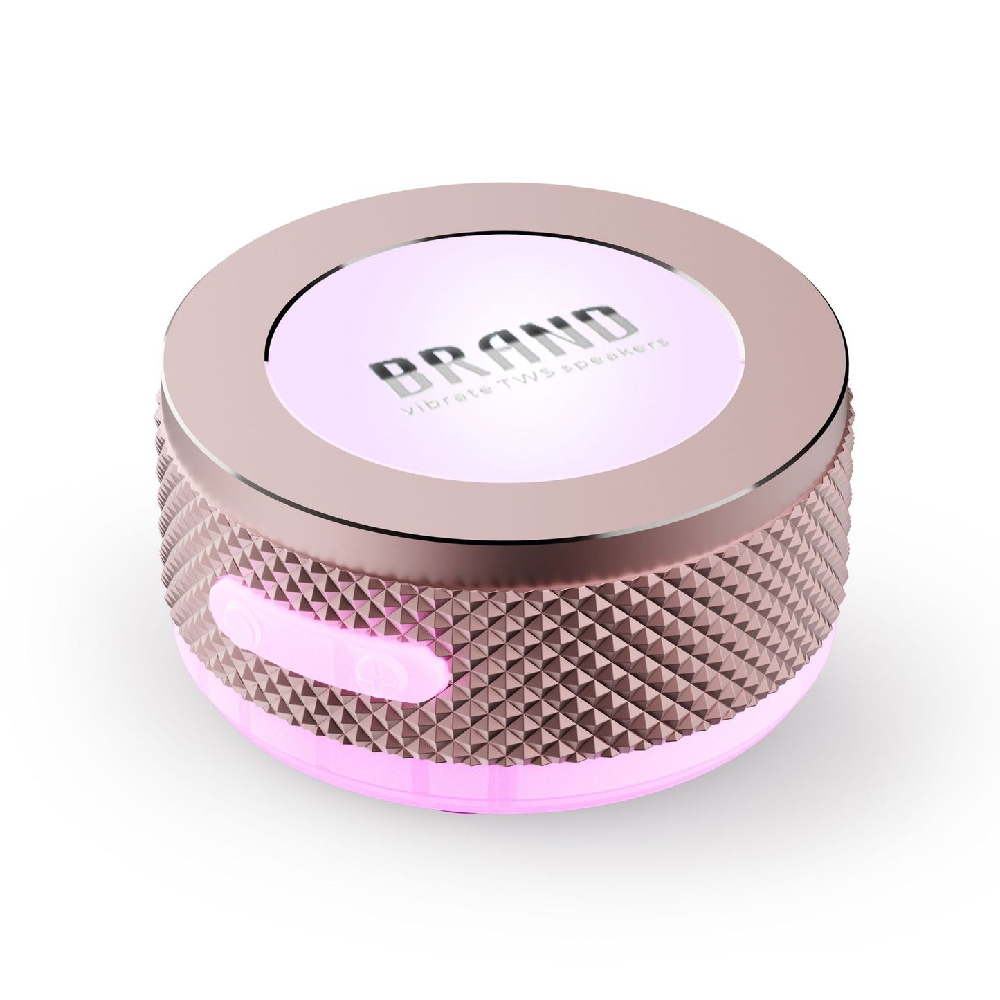 Small Wireless Bone Conduction Speakers Bluetooth Vibration Speaker With Color LED Light