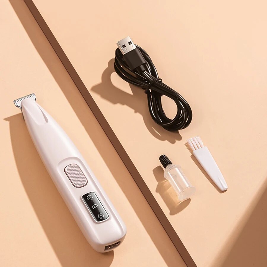 New Fully Waterproof Pet Hair Trimmer With LED Display & LED Light