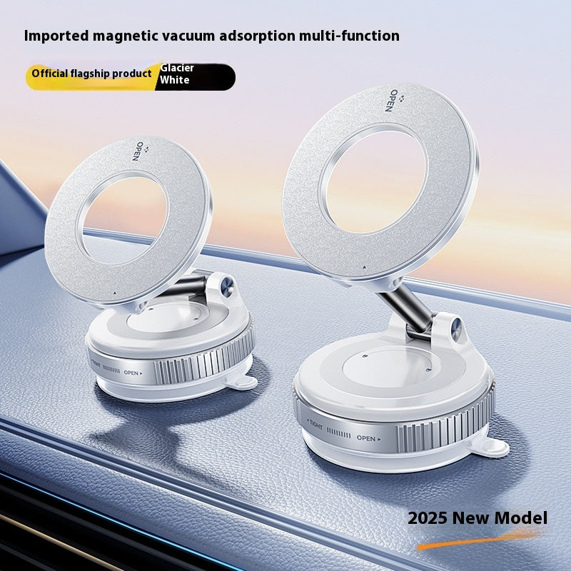 Magnetic Phone Holder With Vacuum Suction Foldable Adjustable
