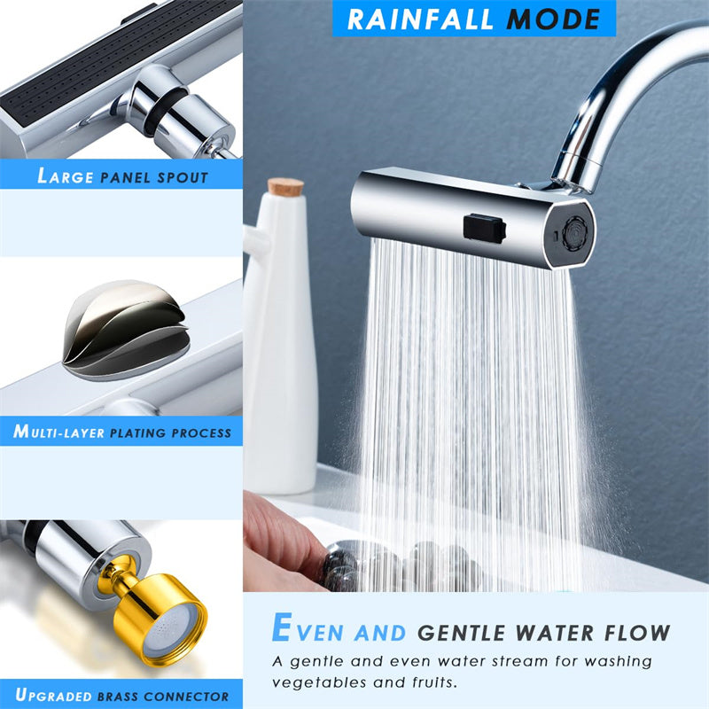 New 3 in 1 Kitchen Faucet Waterfall Gadget