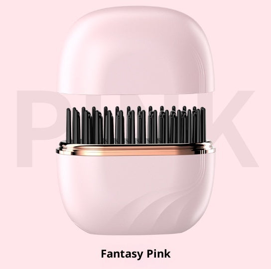 Mini Hair Straightening Comb Wireless Charging Portable Multifunctional Hair Care