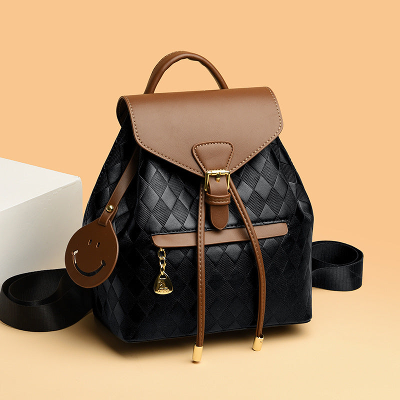 New Women Leather Casual Backpack