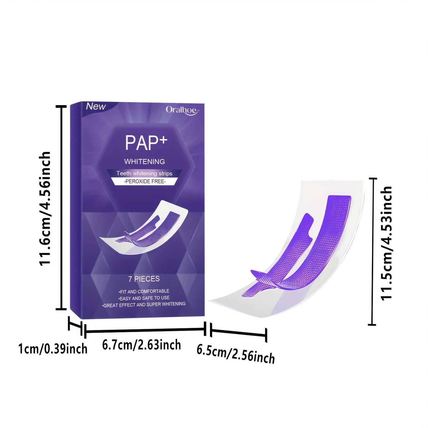 Purple Whitening Teeth Strips