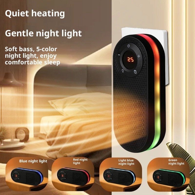 Small Heater 180 Degree Rotatable Electric Heater With Remote LED Display