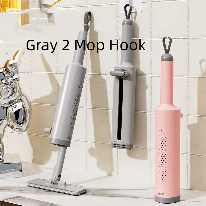 Rotatable Self-Squeeze Mini Mop With Crevice Brush Hand Wash